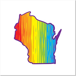 Wisconsin Pride Posters and Art